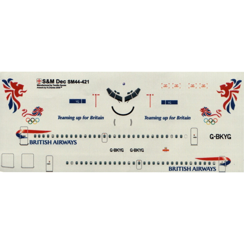 Boeing 737-200 - British Airways (Teaming up for Britain scheme)