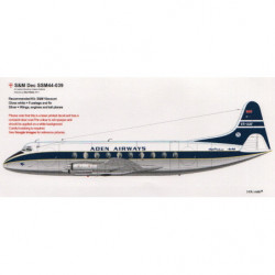 Vickers Viscount 800 - Aden Airways (خطوط عدن الجوية)