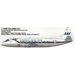 Vickers Viscount 700 - Scandinavian Airlines System (SAS)