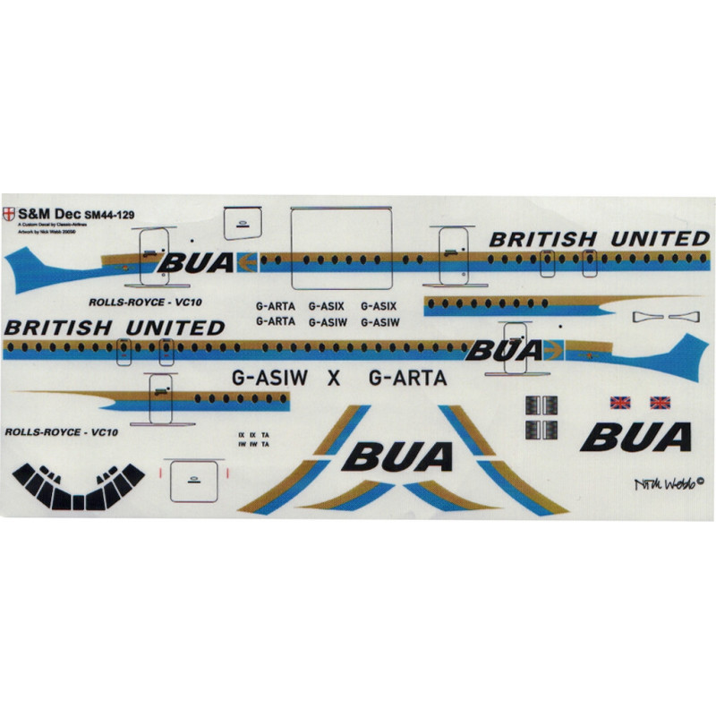 Vickers VC-10 - British United (BUA)