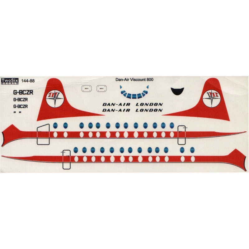 Vickers Viscount 800 - Dan-Air London