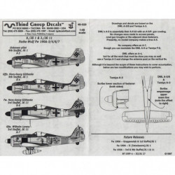 Focke-Wulf Fw 190A-3/4/6/7 9./JG 1 & 3./JG 11