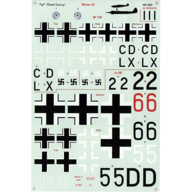 Mistel 1 & S1 + Messerschmitt Bf 109F-2/4/G-6 & Ju 88A-4