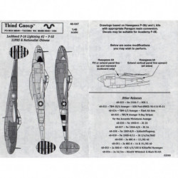Lockheed P-38 Lightning F-5E 33PRS & Nationalist Chinese