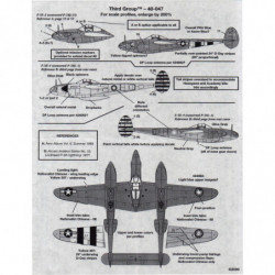 Lockheed P-38 Lightning F-5E 33PRS & Nationalist Chinese