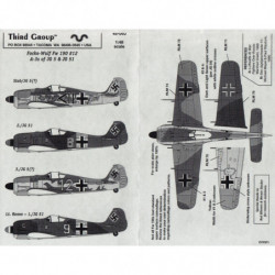 Focke-Wulf Fw 190 A-3s of JG 5 & JG 51
