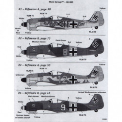 Focke-Wulf Fw 190 A-3s of JG 5 & JG 51