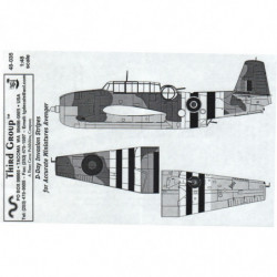 Grumman TBF/M Avenger D-Day Invasion Stripes