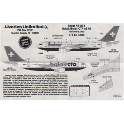 Aribus A310 - Balair / Balair CTA