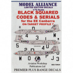 Black Squared Codes & Serials for the EE Canberra (on-target profile 7)