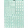 White Squared Codes & Serials for the EE Canberra (on-target profile 7)