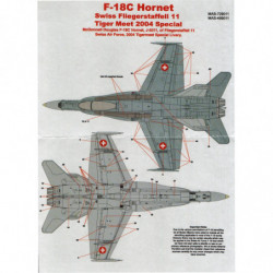 F-18C Hornet Swiss Fliegerstaffell 11 (Tiger Meet 2004 Special)