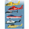 Civilain Choppers - BEA / Bristow / Carson / Evergreen / Express Newspapers Ambulance / Virgin London Air Ambulance