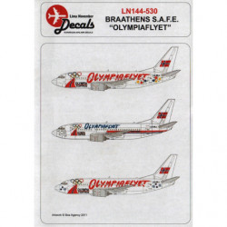 Boeing 737 - Braathens S.A.F.E. 'Olympiaflyet'