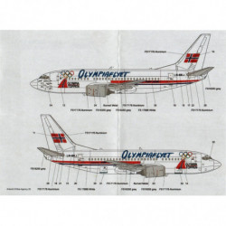 Boeing 737 - Braathens S.A.F.E. 'Olympiaflyet'