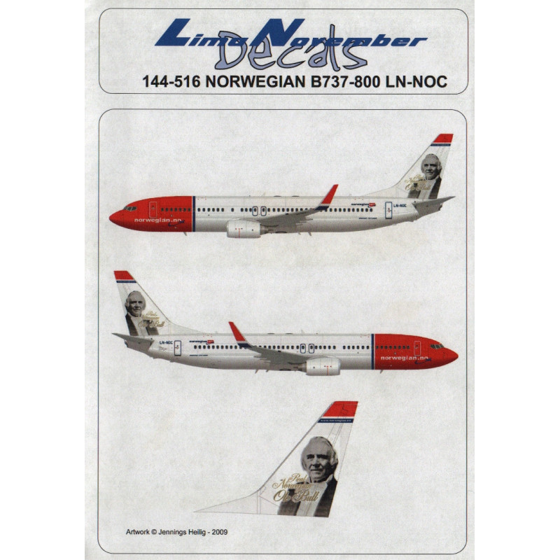 Boeing 737-800 - Norwegian (Ole Bull)