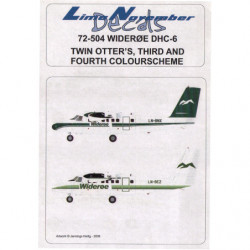 DHC-6 Twin Otter - Widerøe (3rd & 4th colour schemes)