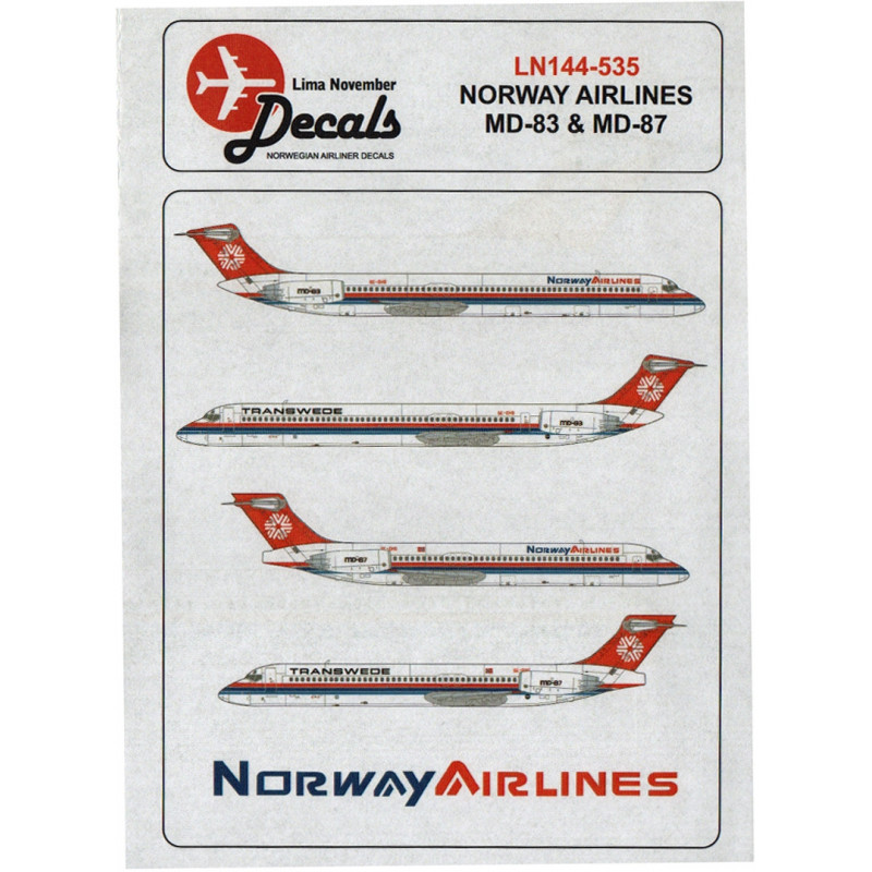 McDonnell Douglas MD-83/87 - Norway Airlines / Transwede