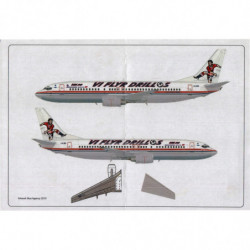Boeing 737-405 - Braathens S.A.F.E. 'Vi flyr Drillos'