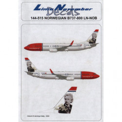 Boeing 737-800 - Norwegian (Edvard Grieg)