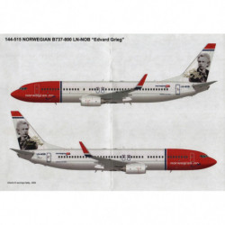Boeing 737-800 - Norwegian (Edvard Grieg)