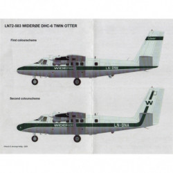 DHC-6 Twin Otter - Widerøe (1st & 2nd colour schemes)
