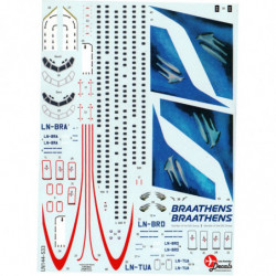 Boeing 737-400/500/700 - Braathens 'Northern Light'