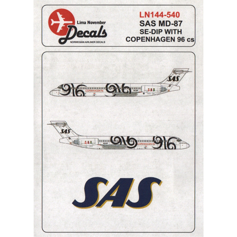 McDonnell Douglas MD-87 - SAS 'Copenhagen 96'
