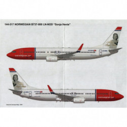 Boeing 737-800 - Norwegian (Sonja Henie)