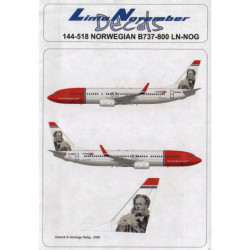 Boeing 737-800 - Norwegian (Henrik Ibsen)
