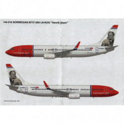 Boeing 737-800 - Norwegian (Henrik Ibsen)