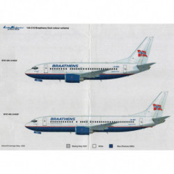 Boeing 737 - Braathens (final colours)