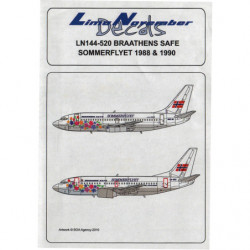 Boeing 737 - Braathens S.A.F.E. (Sommerflyjet 1988 & 1990)