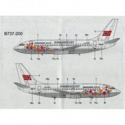 Boeing 737 - Braathens S.A.F.E. (Sommerflyjet 1988 & 1990)