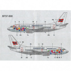 Boeing 737 - Braathens S.A.F.E. (Sommerflyjet 1988 & 1990)