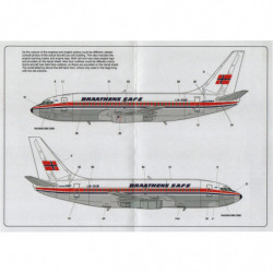 Boeing 737-200 - Braathens S.A.F.E. (old & new schemes)