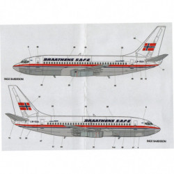 Boeing 737-200 - Braathens S.A.F.E. (old & new schemes)