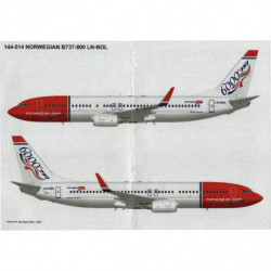 Boeing 737-800 - Norwegian (6000th 737)
