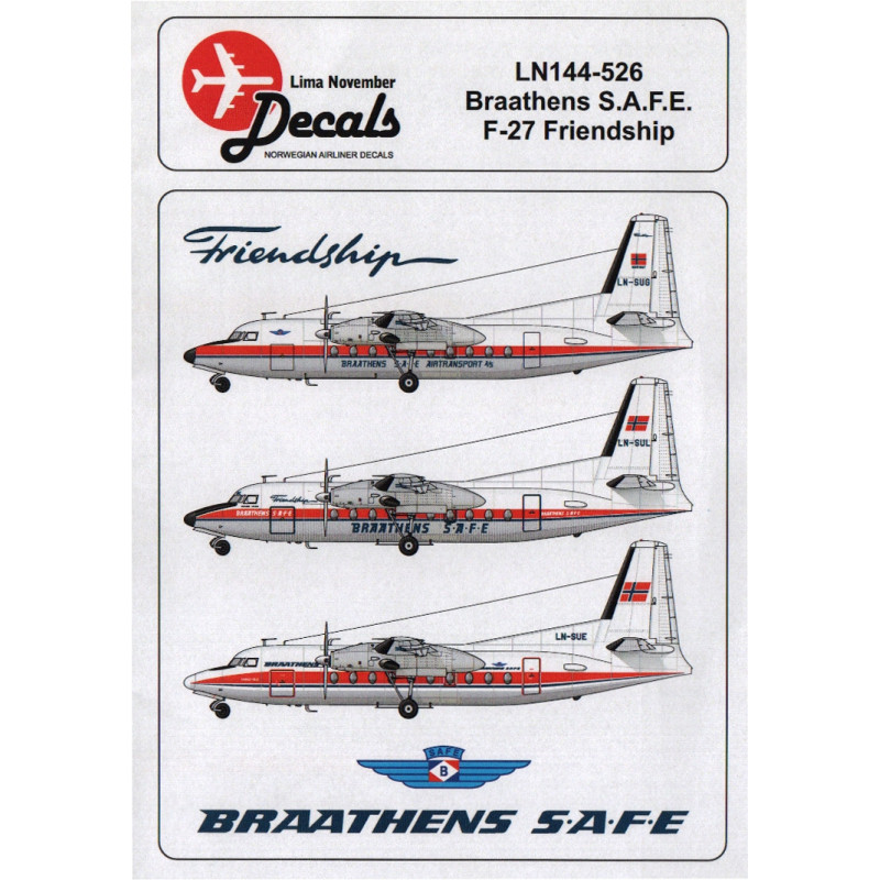 Fokker F-27 Friendship - Braathens S.A.F.E.