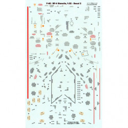RF-4 Phantom - Stencils for camouflaged aircraft