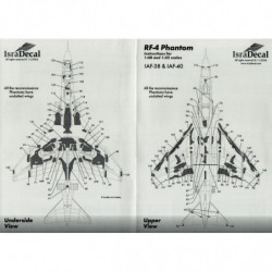 RF-4 Phantom - Stencils for camouflaged aircraft