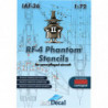 RF-4 Phantom - Stencils for camouflaged aircraft