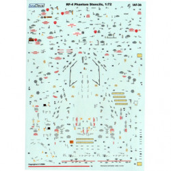 RF-4 Phantom - Stencils for camouflaged aircraft
