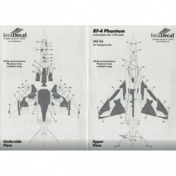 RF-4 Phantom - Stencils for camouflaged aircraft