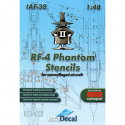 RF-4 Phantom - Stencils for camouflaged aircraft