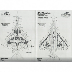 RF-4 Phantom - Stencils for camouflaged aircraft