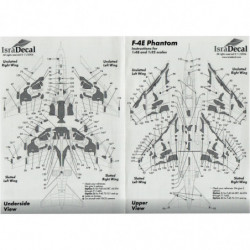 F-4E Phantom - Stencils for camouflaged aircraft