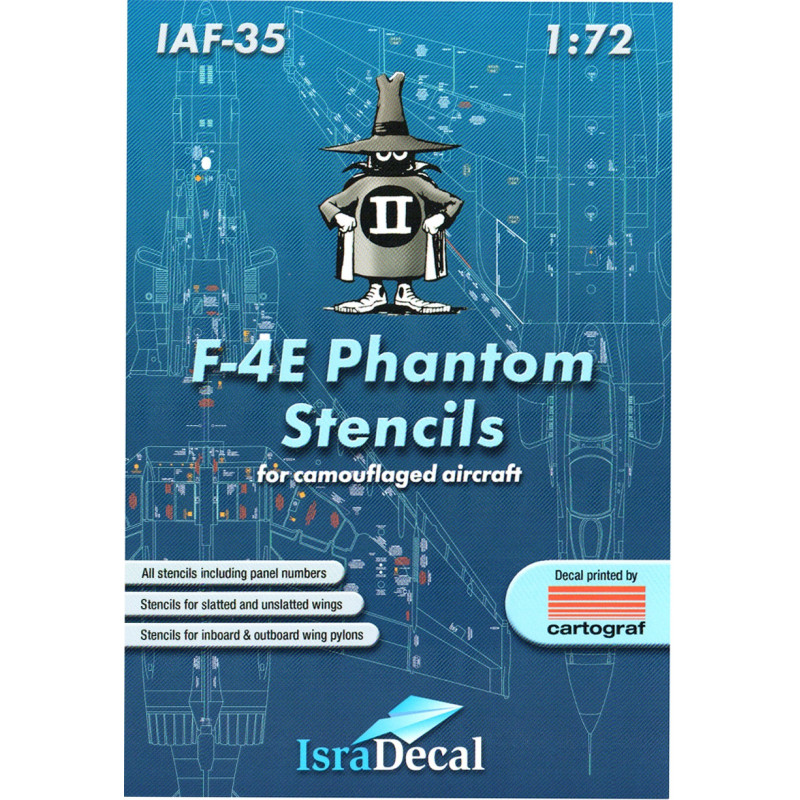 F-4E Phantom - Stencils for camouflaged aircraft