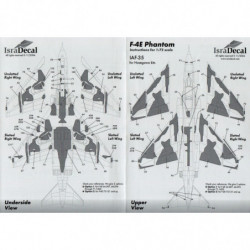 F-4E Phantom - Stencils for camouflaged aircraft