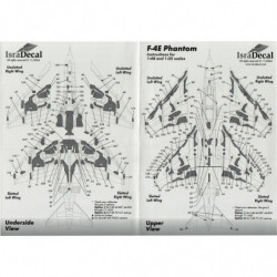 F-4E Phantom - Stencils for camouflaged aircraft